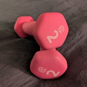 Pink Dumbbells 2 lb